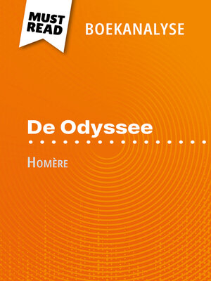 cover image of De Odyssee van Homère (Boekanalyse)